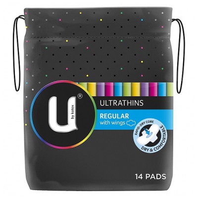 UbyKotex 常规超薄卫生巾 带护垫 14片